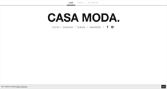 Desktop Screenshot of casamoda.at