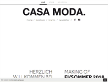 Tablet Screenshot of casamoda.at